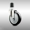 Service Caster 5 Inch 316SS Black Polyurethane Wheel Swivel 1-3/4 Inch Expanding Stem Caster SCC-SS316EX20S514-PPUB-BLK-134 - alternate 1